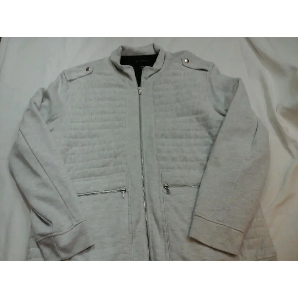 INC International Concept Men's Light Gray Lightly Quilted Size 2XL 112820-0401